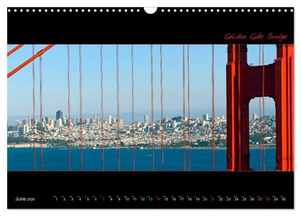 Produktbild: SAN FRANCISCO Panoramic Highlights (Wall Calendar 2026 DIN A3 landscape), CALVENDO 12 Month Wall Calendar