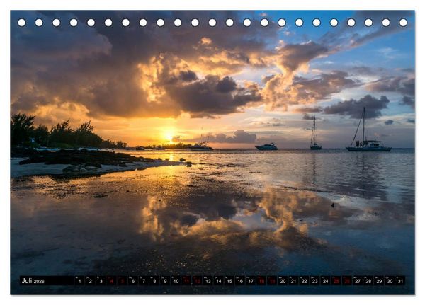 Produktbild: Trauminsel Mauritius (Tischkalender 2026 DIN A5 quer), CALVENDO Monatskalender