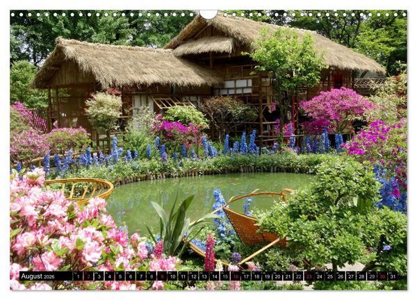 Produktbild: Im chinesischen Garten (Wandkalender 2026 DIN A3 quer), CALVENDO Monatskalender