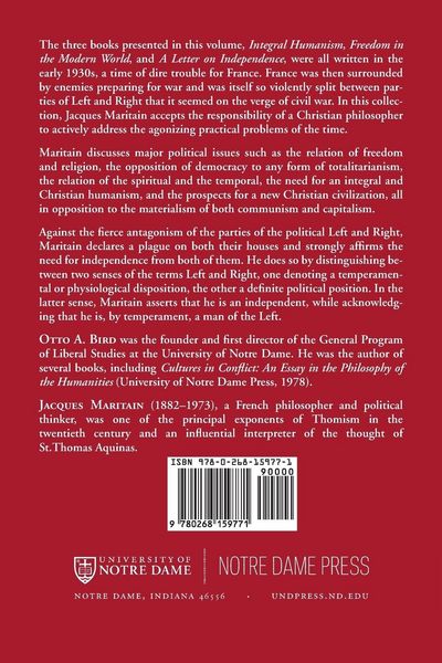 Produktbild: Integral Humanism, Freedom in the Modern World, and A Letter on Independence, Revised Edition