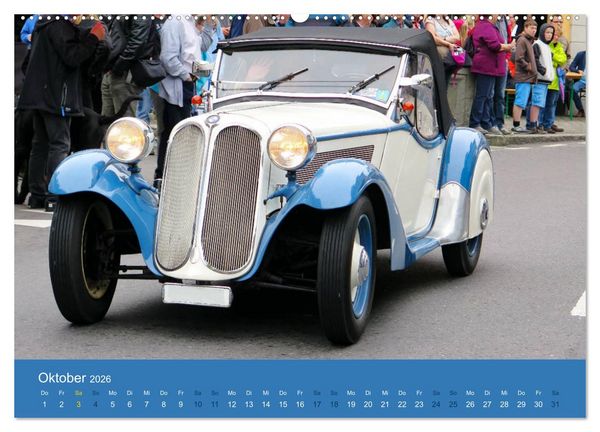 Produktbild: BMW Classics (Wandkalender 2026 DIN A2 quer), CALVENDO Monatskalender