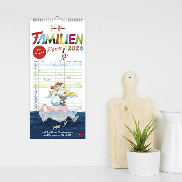 Produktbild: Helme Heine: Familienplaner 2026