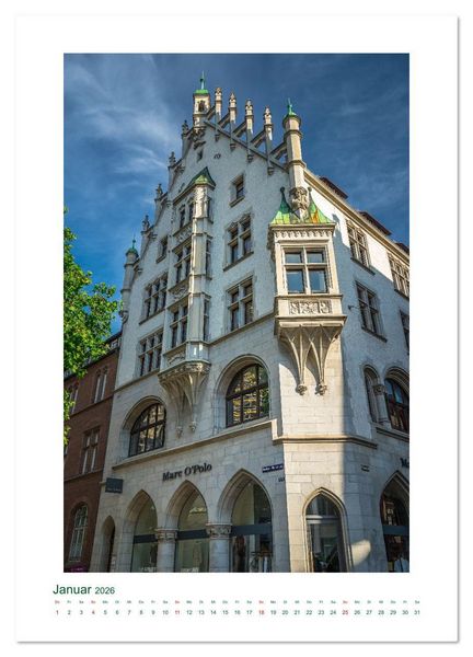 Produktbild: Ulm - Sehenswerte Gro&szlig;stadt an der Donau (Wandkalender 2026 DIN A2 hoch), CALVENDO Monatskalender