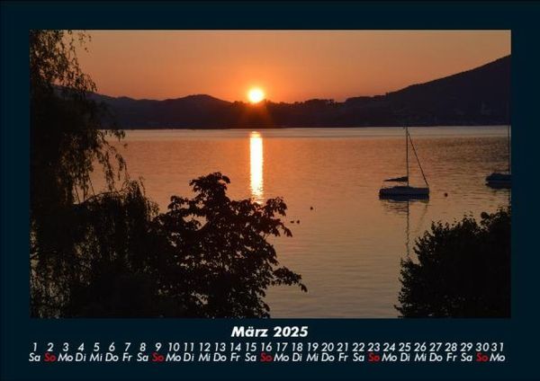 Produktbild: Die Seen der Erde 2025 Fotokalender DIN A5