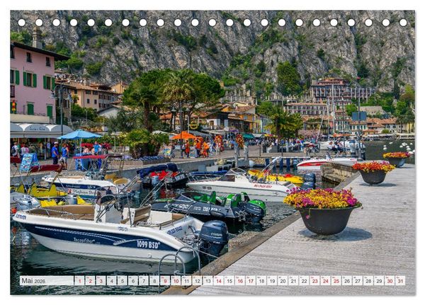 Produktbild: Unterwegs am Gardasee (Tischkalender 2026 DIN A5 quer), CALVENDO Monatskalender
