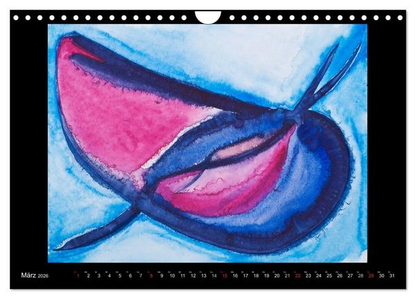 Produktbild: Feinste Aquarelle (Wandkalender 2026 DIN A4 quer), CALVENDO Monatskalender