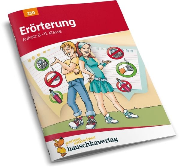 Produktbild: Er&ouml;rterung. Aufsatz 8.-11. Klasse, A5-Heft