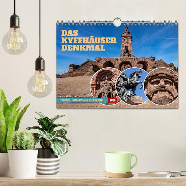 Produktbild: Das Kyffh&auml;user Denkmal (Wandkalender 2026 DIN A4 quer), CALVENDO Monatskalender