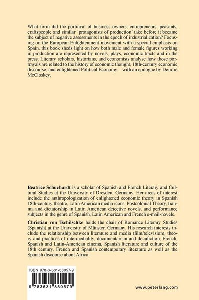 Produktbild: Protagonists of Production in Preindustrial European Literature (1700-1800)