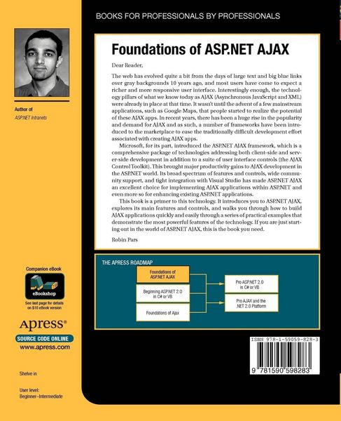 Produktbild: Foundations of ASP.NET AJAX