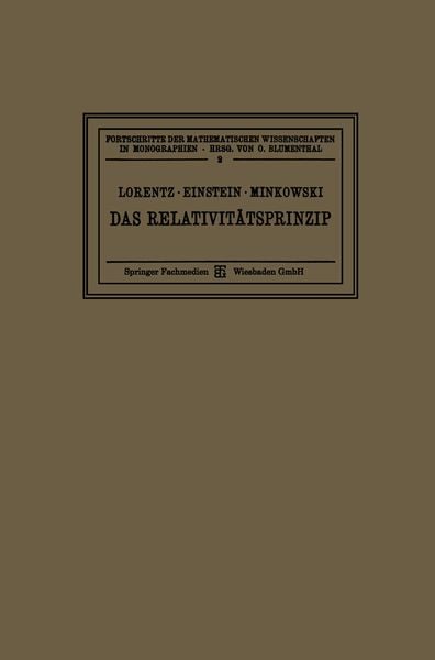 Produktbild: Das Relativit&auml;tsprinzip