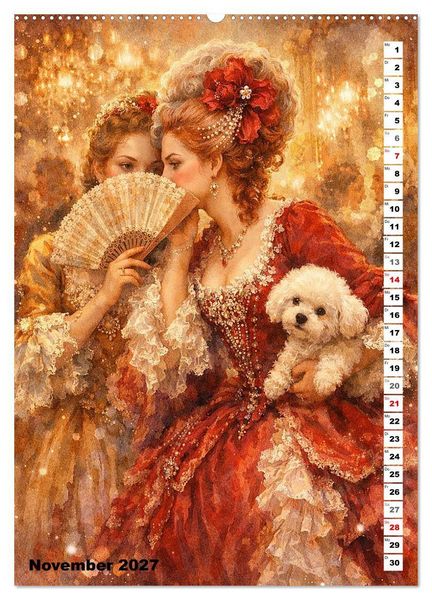 Produktbild: Glanz des Rokoko (Wandkalender 2027 DIN A2 hoch), CALVENDO Monatskalender