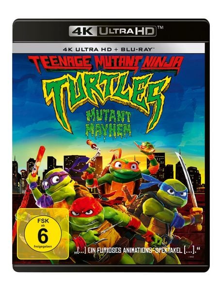 Teenage Mutant Ninja Turtles: Mutant Mayhem (4K Ultra HD) (+ Blu-ray)