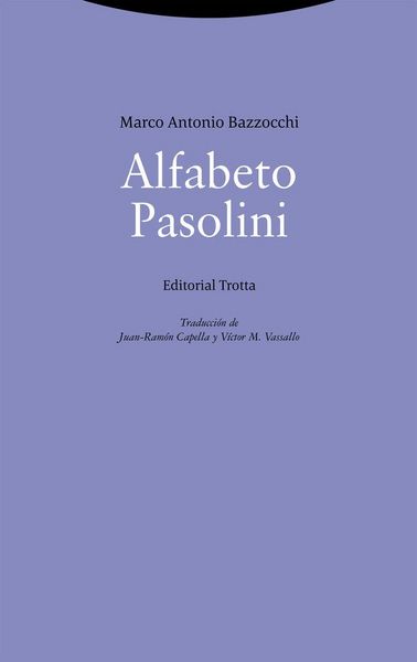 Produktbild: Alfabeto Pasolini