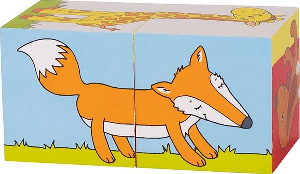 Produktbild: W&uuml;rfelpuzzle Tiere