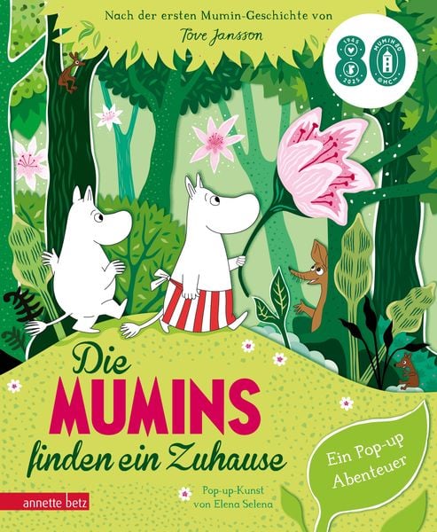 Die Mumins finden ein Zuhause - Ein Pop-up Buch ab 4 Jahren für kleine und große Mumin-Fans, Gebundene Ausgabe von Tove Jansson, Annette Betz im