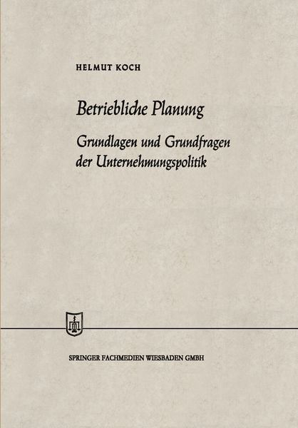 Produktbild: Betriebliche Planung