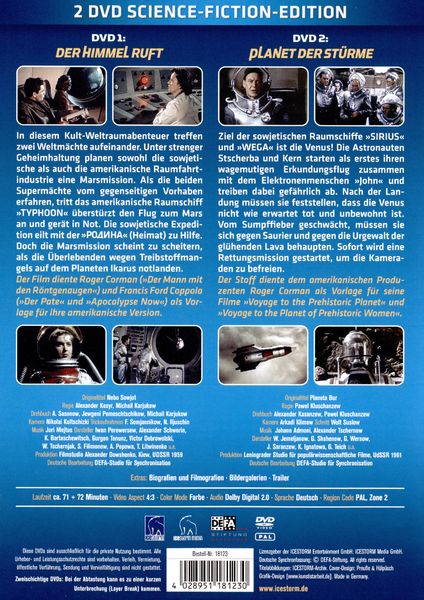 Produktbild: Der Himmel ruft / Planet der St&uuml;rme [2 DVDs]