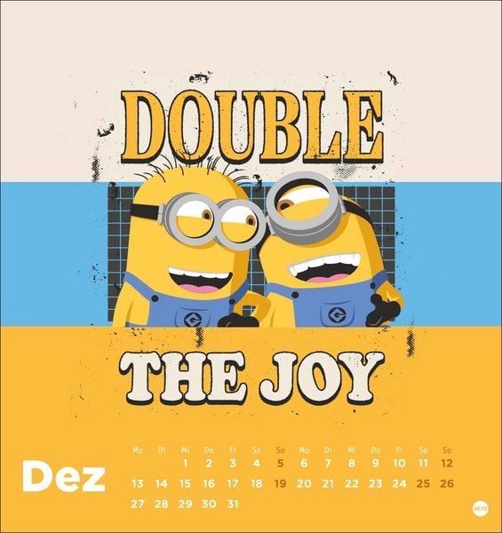 Produktbild: Minions Postkartenkalender 2027