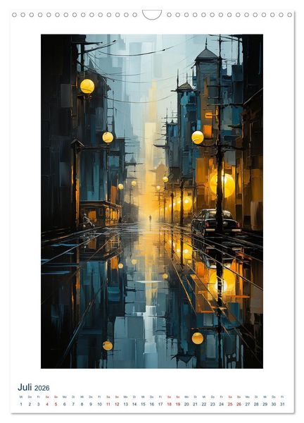 Produktbild: ART DECO City (Wandkalender 2026 DIN A3 hoch), CALVENDO Monatskalender