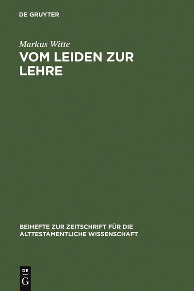 Produktbild: Vom Leiden zur Lehre