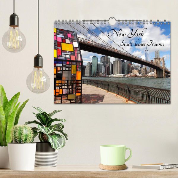 Produktbild: New York - Stadt deiner Tr&auml;ume (Wandkalender 2026 DIN A4 quer), CALVENDO Monatskalender
