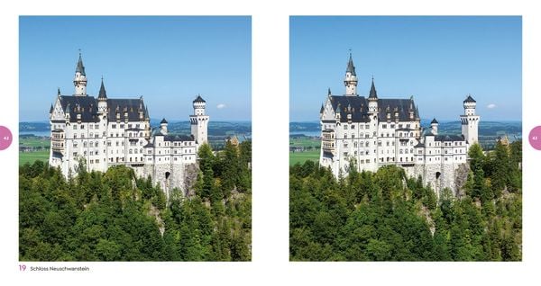 Produktbild: In 444 Fehlern um die Welt &ndash; Deutschland. Finde die Unterschiede in den sch&ouml;nsten Motiven Deutschlands