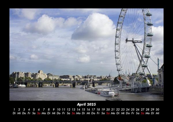 Produktbild: London 2025 Fotokalender DIN A3