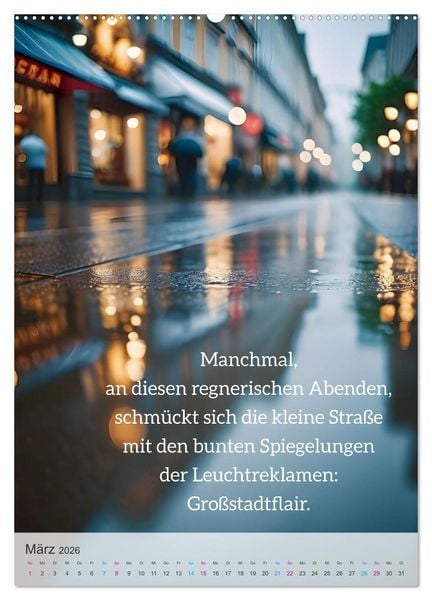 Produktbild: Manchmal - Poetische Momentaufnahmen (Wandkalender 2026 DIN A2 hoch), CALVENDO Monatskalender
