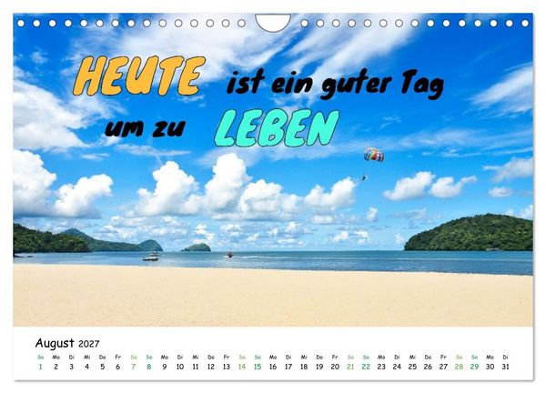 Produktbild: Fernwehabenteurer Asien - 12 Motivierende Gedanken von unterwegs (Wandkalender 2027 DIN A4 quer), CALVENDO Monatskalender