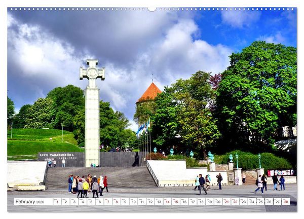 Produktbild: Exploring Tallinn (Wall Calendar 2026 DIN A2 landscape), CALVENDO 12 Month Wall Calendar