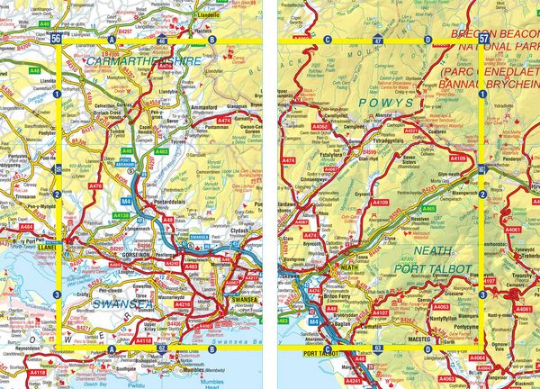 Produktbild: Wales a-Z Rd Atl Pb