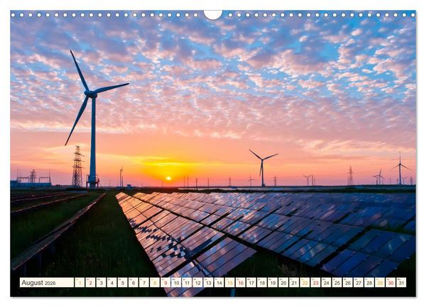 Produktbild: Windrad - Fluch und Segen (Wandkalender 2026 DIN A3 quer), CALVENDO Monatskalender