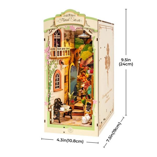 Produktbild: Book Nook DIY B&uuml;cherecke  Floral Corner