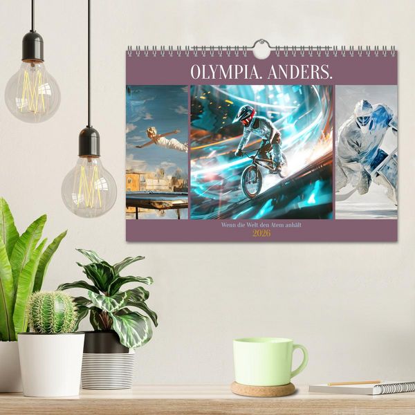 Produktbild: Olympia. Anders. (Wandkalender 2026 DIN A4 quer), CALVENDO Monatskalender