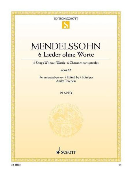 Produktbild: 6 Lieder ohne Worte