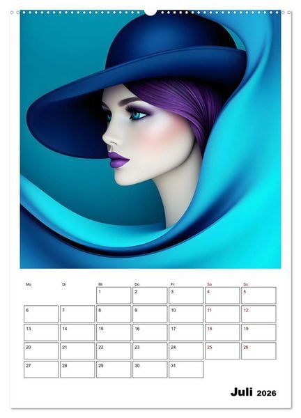 Produktbild: Hinrei&szlig;ende Portraits (Wandkalender 2026 DIN A2 hoch), CALVENDO Monatskalender