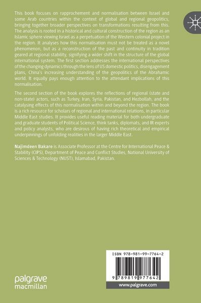 Produktbild: Arab-Israel Normalisation of Ties