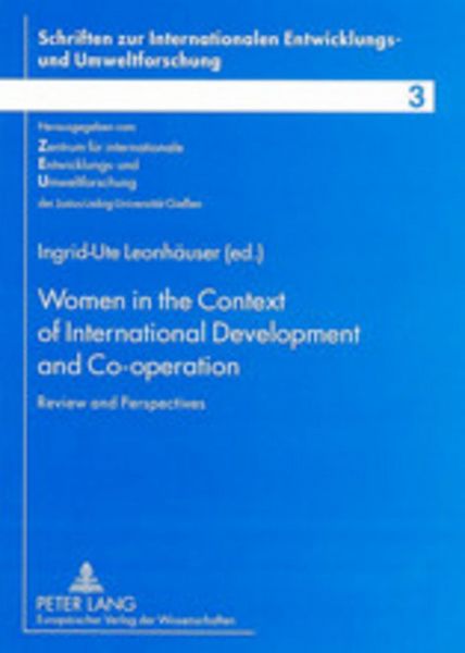 Produktbild: Women in the Context of International Development and Co-operation