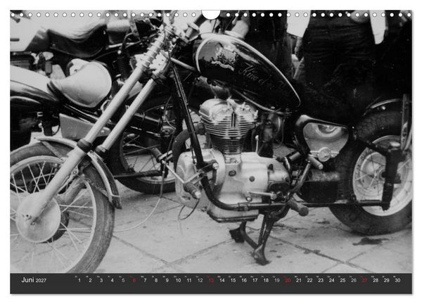 Produktbild: east Rider - Biker und Bikes aus der DDR (Wandkalender 2027 DIN A3 quer), CALVENDO Monatskalender