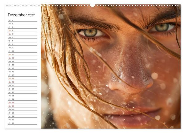 Produktbild: Hot Beach Boys (hochwertiger Premium Wandkalender 2027 DIN A2 quer), Kunstdruck in Hochglanz