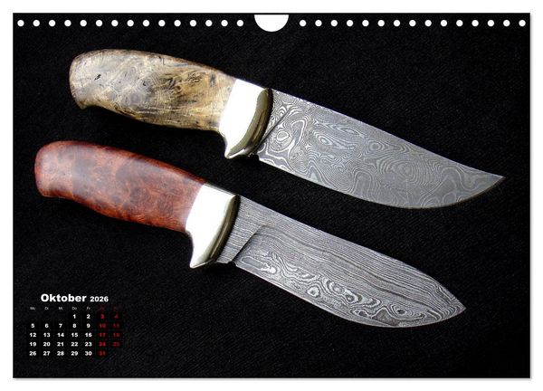 Produktbild: Messer - Leidenschaft in Stahl (Wandkalender 2026 DIN A4 quer), CALVENDO Monatskalender