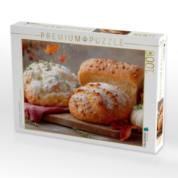 Produktbild: CALVENDO Puzzle Im Herbst lockt das K&uuml;rbis- und das Roggenbrot | 1000 Teile Lege-Gr&ouml;&szlig;e 64x48cm Foto-Puzzle f&uuml;r gl&uuml;ckliche Stunden