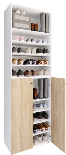 Produktbild: XL Holz Gro&szlig;er Schuhschrank Schuhkommode Lona 10