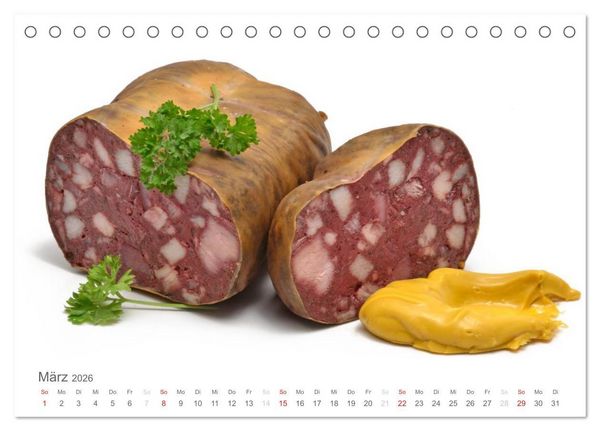 Produktbild: Alles Wurst (Tischkalender 2026 DIN A5 quer), CALVENDO Monatskalender