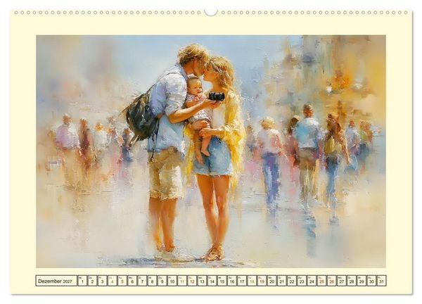 Produktbild: Urbanes Leben. Buntes Sommertreiben in der Stadt (Wandkalender 2027 DIN A2 quer), CALVENDO Monatskalender