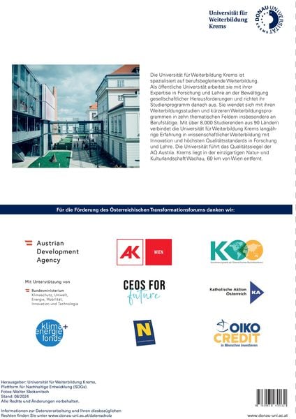 Produktbild: &Ouml;sterreichisches Transformationsforum. 2024 Dokumentation