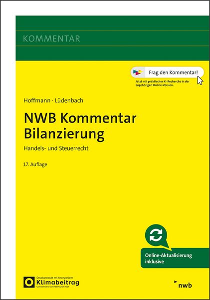 NWB Kommentar Bilanzierung, Set von Norbert Lüdenbach, Nwb Verlag, 978-3-482-68377-0