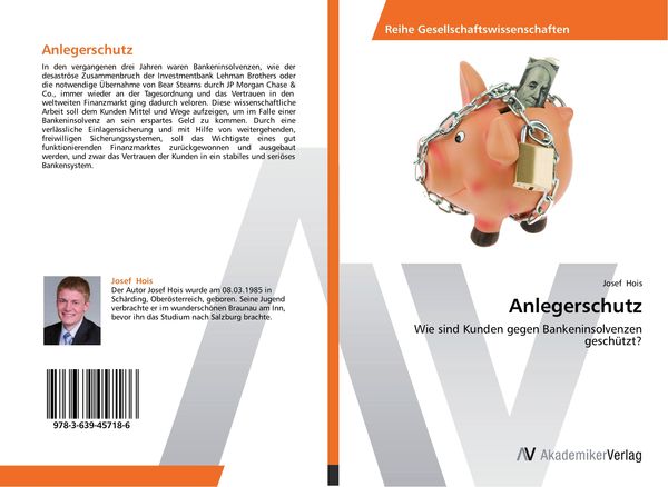 Anlegerschutz, Taschenbuch von Josef Hois, AV Akademikerverlag, 9783639457186
