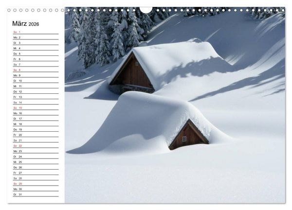 Produktbild: Winterm&auml;rchen. Landschaften im Schnee (Wandkalender 2026 DIN A3 quer), CALVENDO Monatskalender